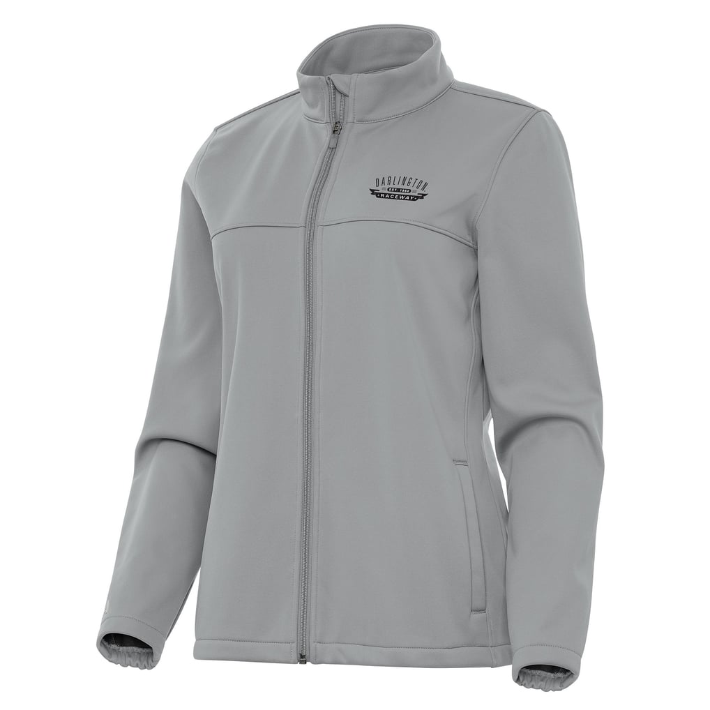 Darlington Raceway Antigua Women's Links 2 Full-Zip Golf Jacket - Gray